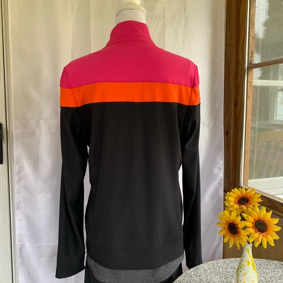 Xersion Women's Jacket - Black, Pink, and Orange - Picture 6 of 7